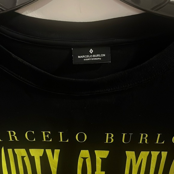 Black Graphic T-Shirt with Prints - Picture 2 of 6